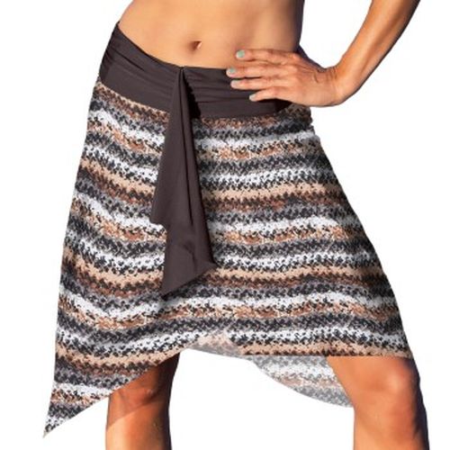 Puerto Rico Skirt Dress Braun gemustert Nylon Small Damen - Wiki - Modalova