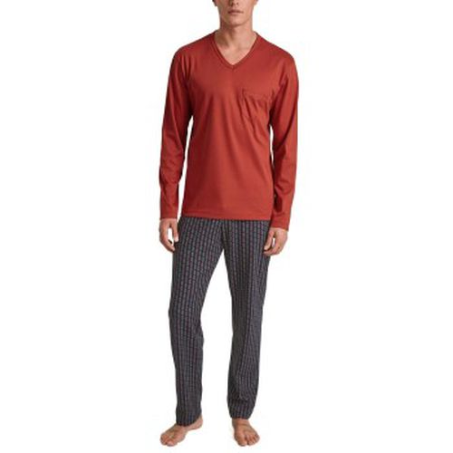 Relax Streamline 5 Pyjama Rot Muster Baumwolle Small Herren - Calida - Modalova