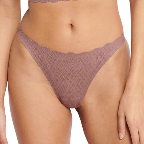 ZERO Feel Bliss String Brief Braun Small Damen - Sloggi - Modalova