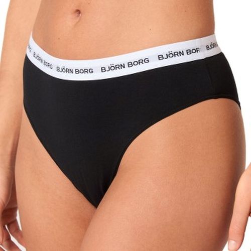 P Core Logo High Waist Brief Schwarz Baumwolle Small Damen - Björn Borg - Modalova