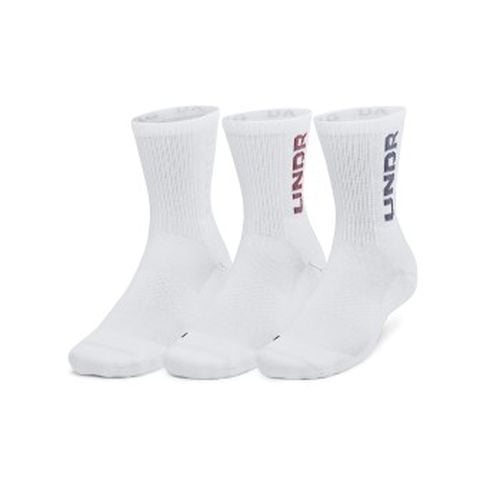 P Mid Crew Maker Socks Weiß/Weiß Medium - Under Armour - Modalova