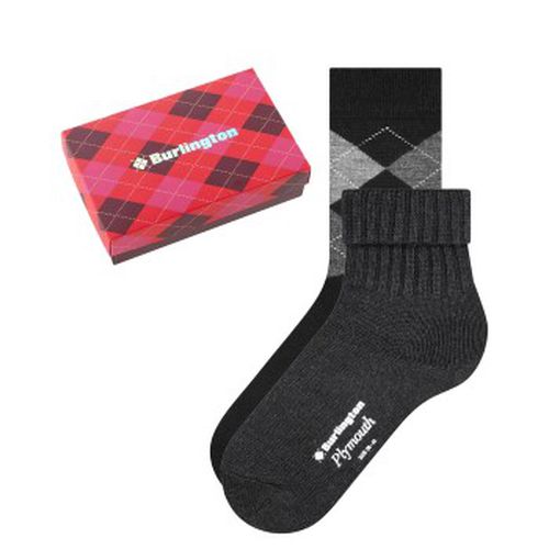 Cocooning Gift Set Women Wool Socks Schwarz Wolle Gr 36/41 Damen - Burlington - Modalova