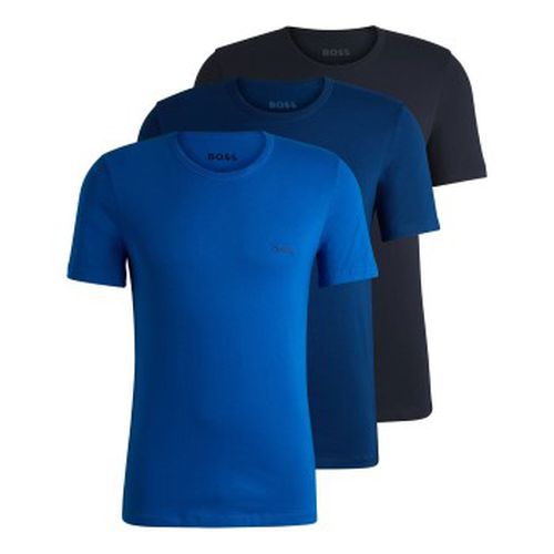 P Classic Regular Fit T ShirtRN Schwarz/Blau Baumwolle Small Herren - BOSS - Modalova