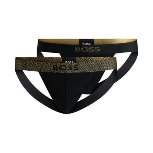 P Jock Strap Gift Schwarz/gold Baumwolle Small Herren - BOSS - Modalova