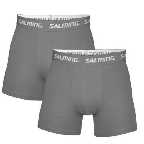 P Cotton Boxer Grau Baumwolle Small Herren - Salming - Modalova