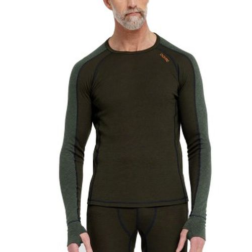 Jacquard Baselayer Armeegrün Wolle Small Herren - Dovre - Modalova