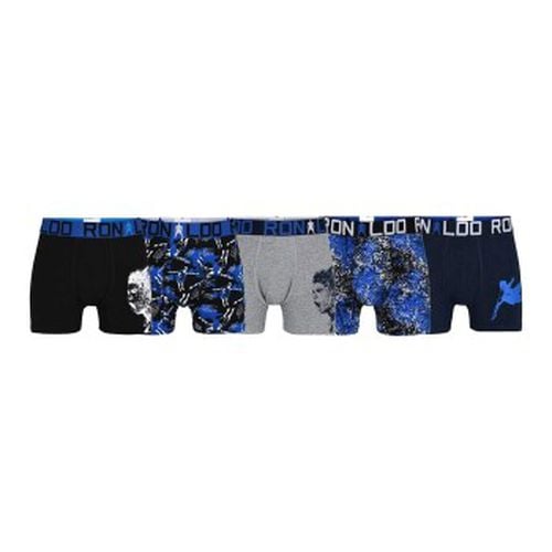 P Boys Trunks Schwarz/Blau Baumwolle 134-140 - CR7 Cristiano Ronaldo - Modalova