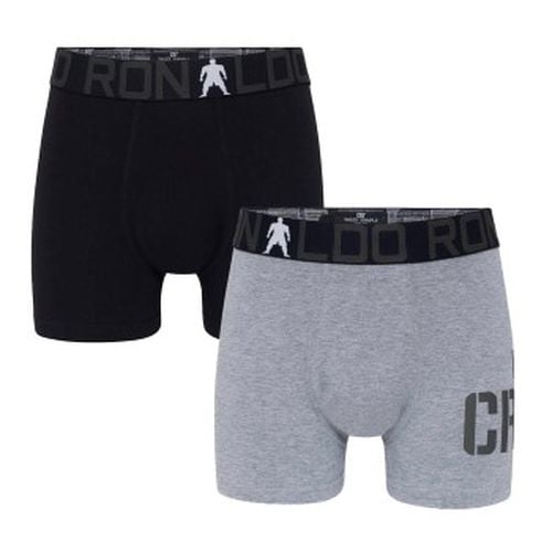 P Boys Trunk Briefs Schwarz/Grau Baumwolle 134-140 - CR7 Cristiano Ronaldo - Modalova