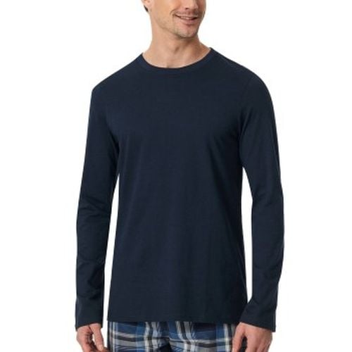 Mix and Relax Long Sleeve Dunkelblau Baumwolle Small Herren - Schiesser - Modalova