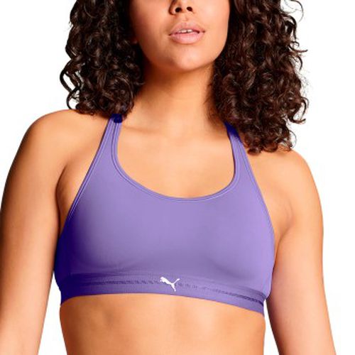 BH Crossback Padded Sporty Top Lila Polyamid Small Damen - Puma - Modalova