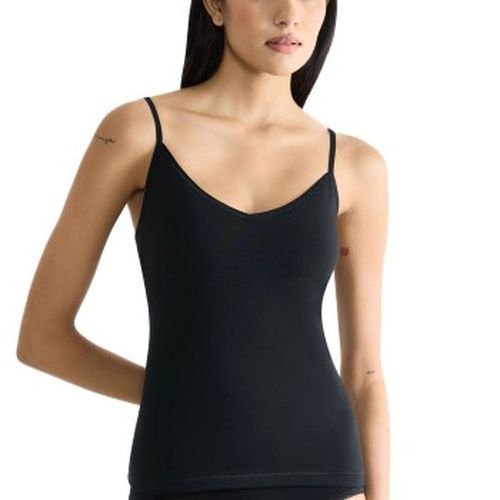 GO Daily Cotton Spaghetti Top Schwarz Baumwolle Small Damen - Sloggi - Modalova