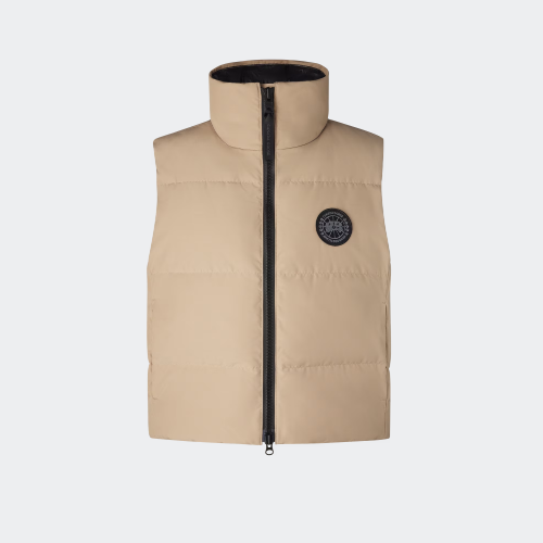 Grandview Cropped Vest Black Label (Women, , XL) - Canada Goose - Modalova