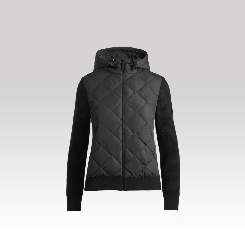 HyBridge® Steppstrick-Kapuzenjacke mit Label (Weiblich, , S) - Canada Goose - Modalova