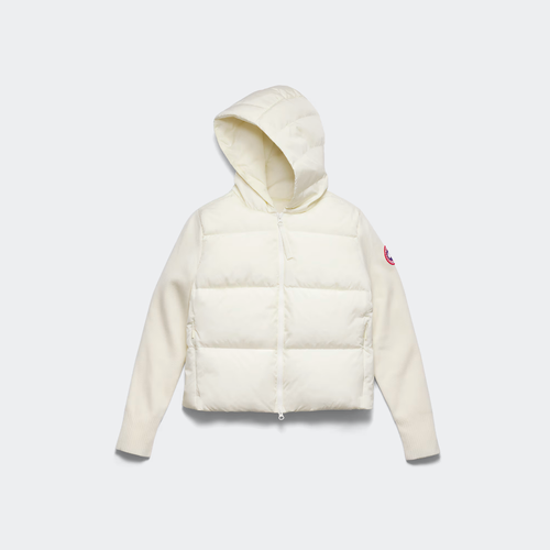 Giubbino largo con cappuccio in maglia trapuntata HyBridge® (Donna, , M) - Canada Goose - Modalova
