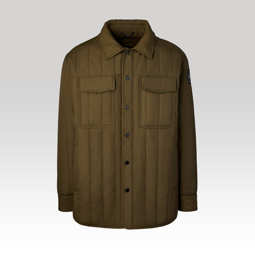 Carlyle Quilted Shirt Jacket Black Label (Men, , XL) - Canada Goose - Modalova
