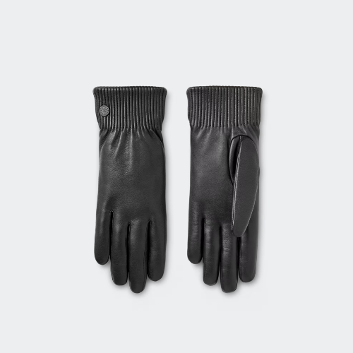 Leather Glove Ribbed Luxe (Women, , M) - Canada Goose - Modalova