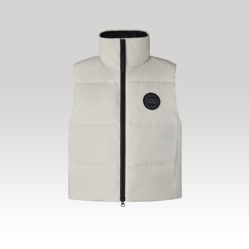 Grandview Cropped Vest Black Label (Women, , S) - Canada Goose - Modalova