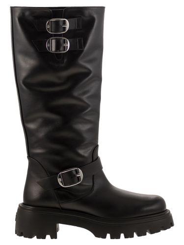 Emerson Moto - Leather Boot - Stuart Weitzman - Modalova