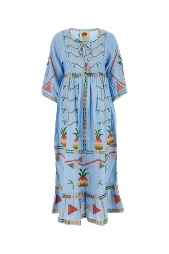 Embroidered Wool Blend Dress - Farm Rio - Modalova