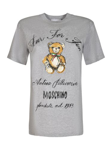 Moschino Teddy Logo T-shirt - Moschino - Modalova