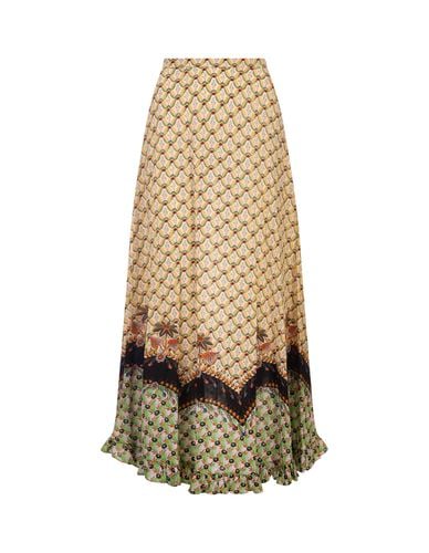 Crepe De Chine Long Skirt - Etro - Modalova