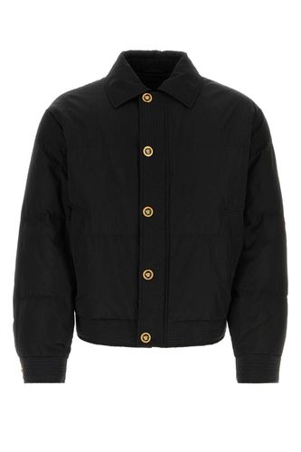 Versace Black Nylon Down Jacket - Versace - Modalova