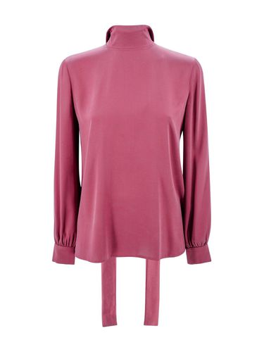 Pussy-bow Long-sleeved Top - Max Mara Studio - Modalova