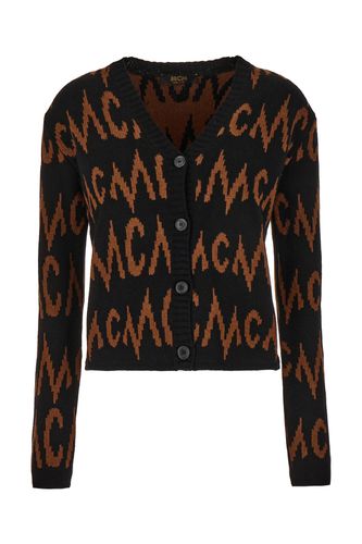 Embroidered Cashmere Blend Oversize Cardigan - MCM - Modalova