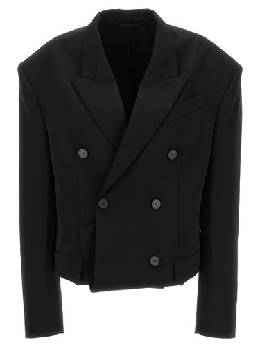 Double-breast Folded Blazer - Balenciaga - Modalova