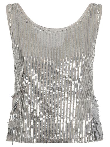 Alberta Ferretti Sequined Tank Top - Alberta Ferretti - Modalova