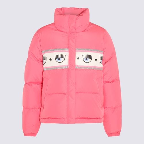 Chiara Ferragni Pink Down Jacket - Chiara Ferragni - Modalova