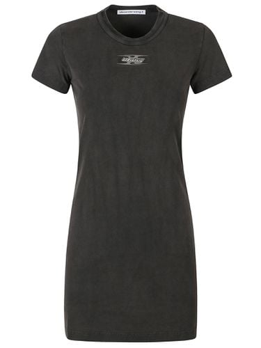 Blade Logo Shrunken T-shirt Mini Dress - Alexander Wang - Modalova