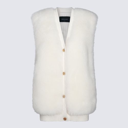 White Wool Casual Jacket - Fabiana Filippi - Modalova