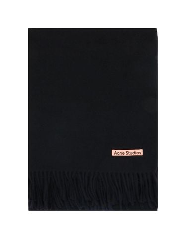 Acne Studios Logo Patch Scarf - Acne Studios - Modalova