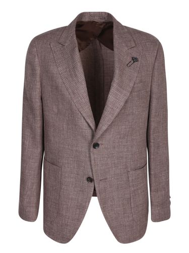 Single-breasted Melange Jacket - Lardini - Modalova