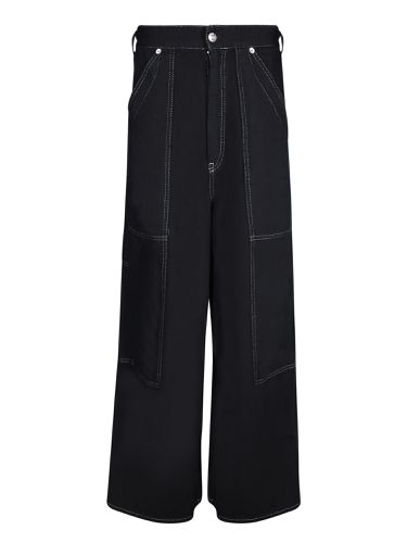 MM6 Maison Margiela Wide Leg Jeans - MM6 Maison Margiela - Modalova