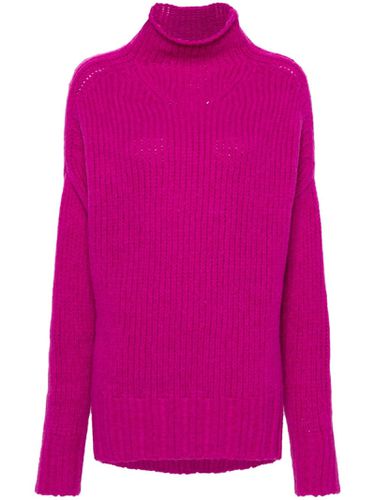 Pink Virgin Wool Blend Sweater - Lanvin - Modalova