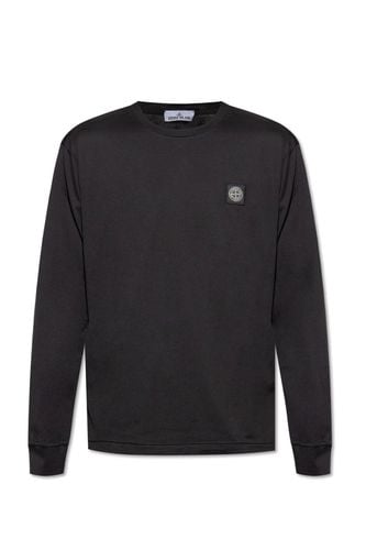 Logo Patch Long Sleeved T-shirt - Stone Island - Modalova