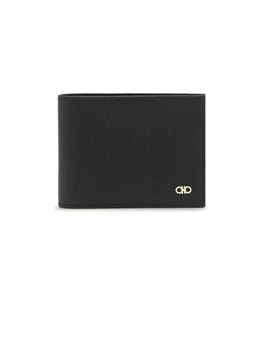 Calf Leather Gancini Bi-fold Wallet - Ferragamo - Modalova