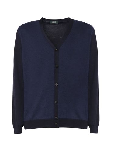 Zanone Wool Cardigan - Zanone - Modalova