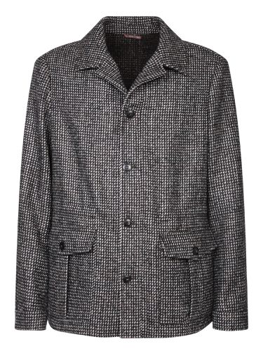 Sahariana Jacket In Black And White - Canali - Modalova