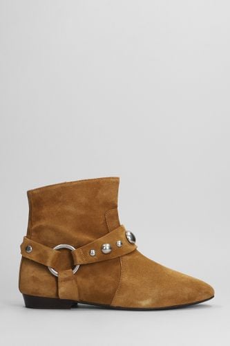 Siago Low Heels Ankle Boots In Leather Color Suede - Isabel Marant - Modalova