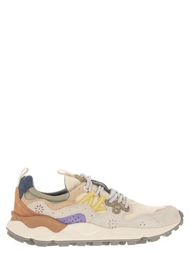 Yamano 3 - Sneakers In Suede And Technical Fabric - Flower Mountain - Modalova