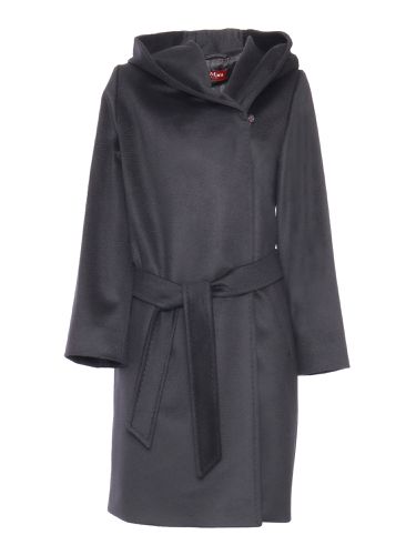 Max Mara Studio Newmang Black Coat - Max Mara Studio - Modalova