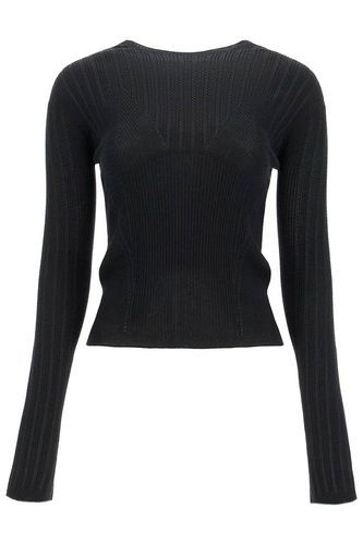 Lanvin Ribbed Crewneck Sweater - Lanvin - Modalova