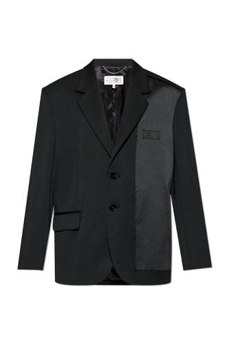 Blazer With Logo - MM6 Maison Margiela - Modalova