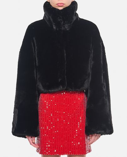 Faux Fur Crop Jacket - Rotate by Birger Christensen - Modalova