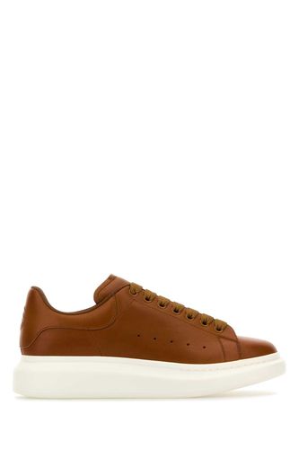 Caramel Leather Sneakers With Caramel Leather Heel - Alexander McQueen - Modalova