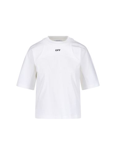 Off-White Logo T-shirt - Off-White - Modalova