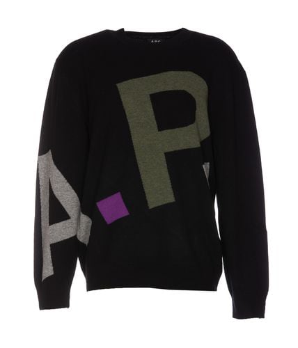 A. P.C. Logo Pullover - A.P.C. - Modalova